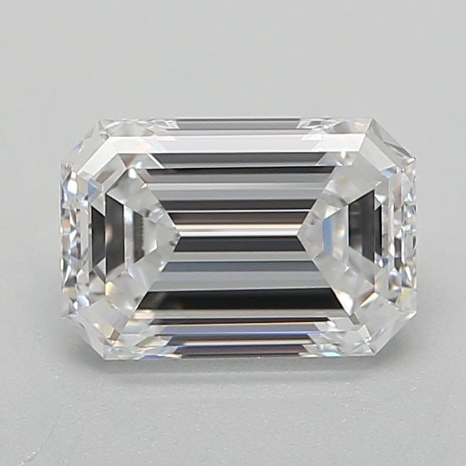 Loose Diamond - EMERALD 0.73ct E VVS1: Loose Diamond - EMERALD 0.73ct E VVS1 Source: This is a real non-mined Diamond that has been grown in a lab Shape: EMERALD Carats: 0.73 Color: E Clarity: VVS1 Certification: IGI Video: