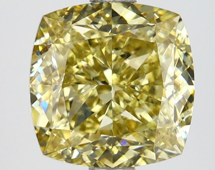 Loose Diamond - CUSHION MODIFIED 2.87ct Fancy Yellow VS2: Loose Diamond - CUSHION MODIFIED 2.87ct Fancy Yellow VS2 Source: This is a real non-mined Diamond that has been grown in a lab Shape: CUSHION MODIFIED Carats: 2.87 Color: Fancy Yellow Certification: I