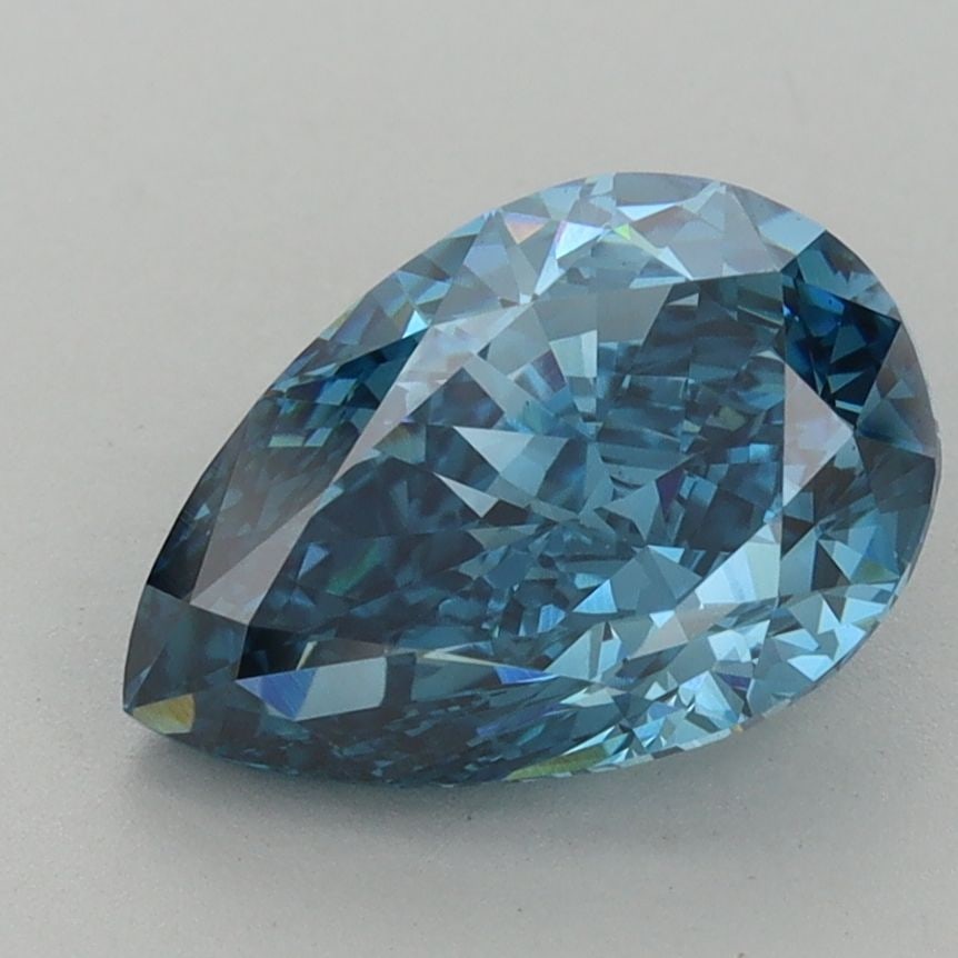 Loose Diamond - PEAR 2.75ct Fancy Vivid Blue VS1: Loose Diamond - PEAR 2.75ct Fancy Vivid Blue VS1 Source: This is a real non-mined Diamond that has been grown in a lab Shape: PEAR Carats: 2.75 Color: Fancy Vivid Blue Certification: IGI Video: