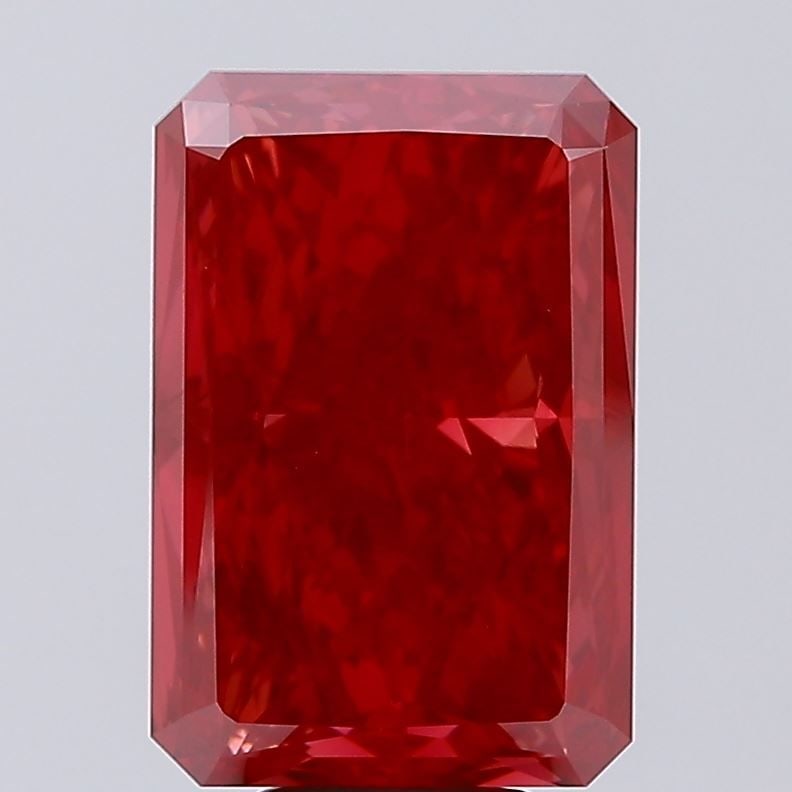Loose Diamond - RADIANT 10.02ct Fancy Vivid Red VS1 (1 of 1)