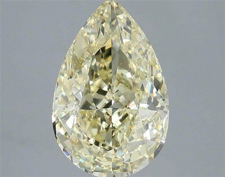 Loose Diamond - PEAR 3.02ct Fancy Light Yellow VVS2: Loose Diamond - PEAR 3.02ct Fancy Light Yellow VVS2 Source: This is a real non-mined Diamond that has been grown in a lab Shape: PEAR Carats: 3.02 Color: Fancy Light Yellow Certification: IGI Video: