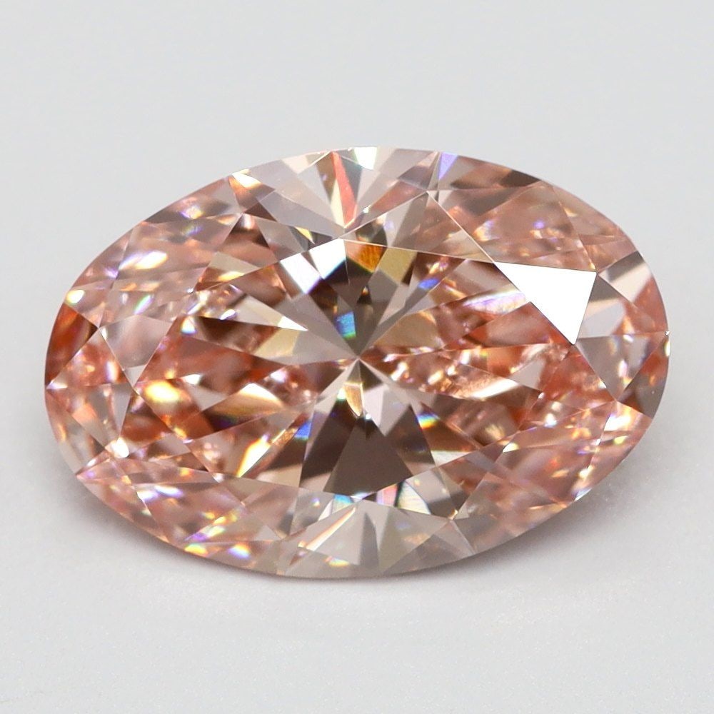 Loose Diamond - OVAL 1.27ct Fancy Vivid Pink VVS2: Loose Diamond - OVAL 1.27ct Fancy Vivid Pink VVS2 Source: This is a real non-mined Diamond that has been grown in a lab Shape: OVAL Carats: 1.27 Color: Fancy Vivid Pink Certification: NONE Video: