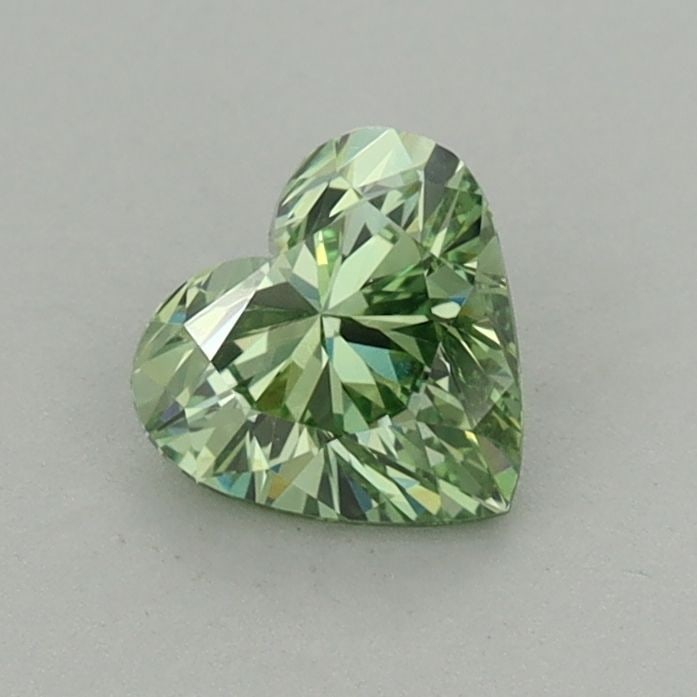 Loose Diamond - HEART 0.62ct Fancy Vivid Green VVS2 (1 of 1)