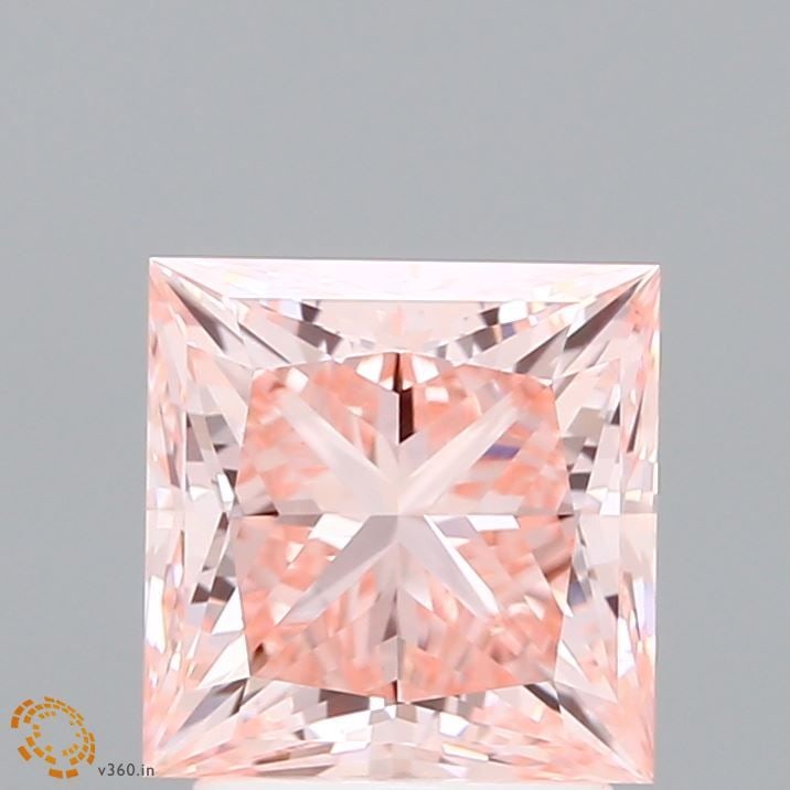 Loose Diamond - PRINCESS 2.63ct Fancy Intense Pink VVS2: Loose Diamond - PRINCESS 2.63ct Fancy Intense Pink VVS2 Source: This is a real non-mined Diamond that has been grown in a lab Shape: PRINCESS Carats: 2.63 Color: Fancy Intense Pink Certification: IGI