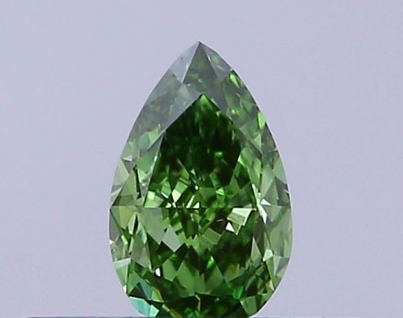 Loose Diamond - PEAR 0.21ct Fancy Vivid Green VS1: Loose Diamond - PEAR 0.21ct Fancy Vivid Green VS1 Source: This is a real non-mined Diamond that has been grown in a lab Shape: PEAR Carats: 0.21 Color: Fancy Vivid Green Certification: IGI Video: