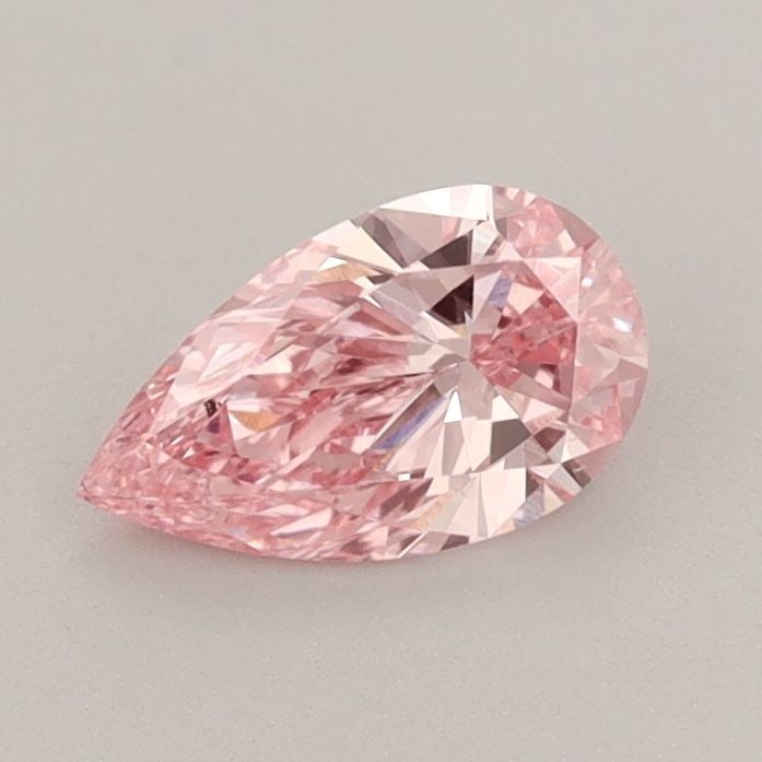 Loose Diamond - PEAR 0.55ct Fancy Vivid Pink VS2: Loose Diamond - PEAR 0.55ct Fancy Vivid Pink VS2 Source: This is a real non-mined Diamond that has been grown in a lab Shape: PEAR Carats: 0.55 Color: Fancy Vivid Pink Certification: IGI Video: