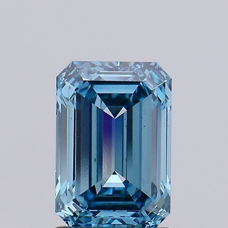 Loose Diamond - EMERALD 1.5ct Fancy Vivid Greenish Blue VS2: Loose Diamond - EMERALD 1.5ct Fancy Vivid Greenish Blue VS2 Source: This is a real non-mined Diamond that has been grown in a lab Shape: EMERALD Carats: 1.5 Color: Fancy Vivid Greenish Blue Certificat