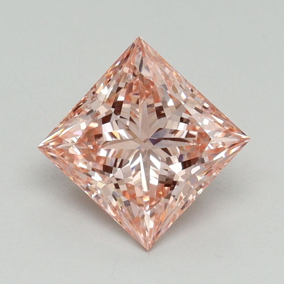 Loose Diamond - PRINCESS 1.78ct Fancy Vivid Pink VVS2: Loose Diamond - PRINCESS 1.78ct Fancy Vivid Pink VVS2 Source: This is a real non-mined Diamond that has been grown in a lab Shape: PRINCESS Carats: 1.78 Color: Fancy Vivid Pink Certification: IGI