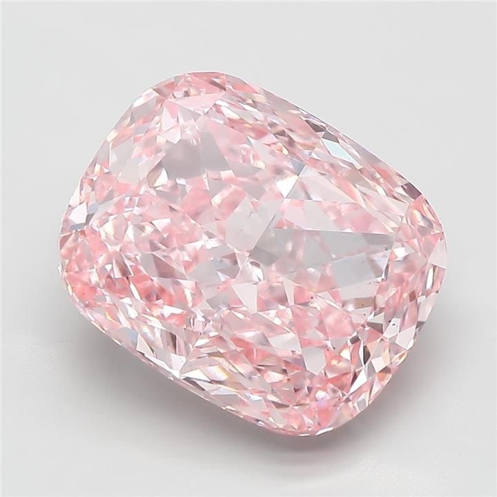 Loose Diamond - CUSHION MODIFIED 9.1ct Fancy Vivid Pink VS2: Loose Diamond - CUSHION MODIFIED 9.1ct Fancy Vivid Pink VS2 Source: This is a real non-mined Diamond that has been grown in a lab Shape: CUSHION MODIFIED Carats: 9.1 Color: Fancy Vivid Pink Certificat