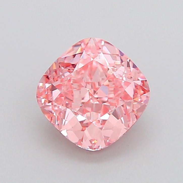 Loose Diamond - CUSHION MODIFIED 2.06ct Fancy Vivid Pink VS1: Loose Diamond - CUSHION MODIFIED 2.06ct Fancy Vivid Pink VS1 Source: This is a real non-mined Diamond that has been grown in a lab Shape: CUSHION MODIFIED Carats: 2.06 Color: Fancy Vivid Pink Certific