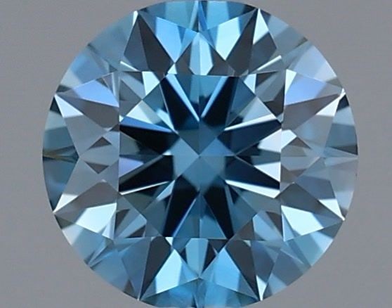 Ideal Loose Diamond - ROUND 0.45ct Fancy Vivid Blue VVS1: Ideal Loose Diamond - ROUND 0.45ct Fancy Vivid Blue VVS1 Source: This is a real non-mined Diamond that has been grown in a lab Shape: ROUND Carats: 0.45 Color: Fancy Vivid Blue Certification: IGI Vide