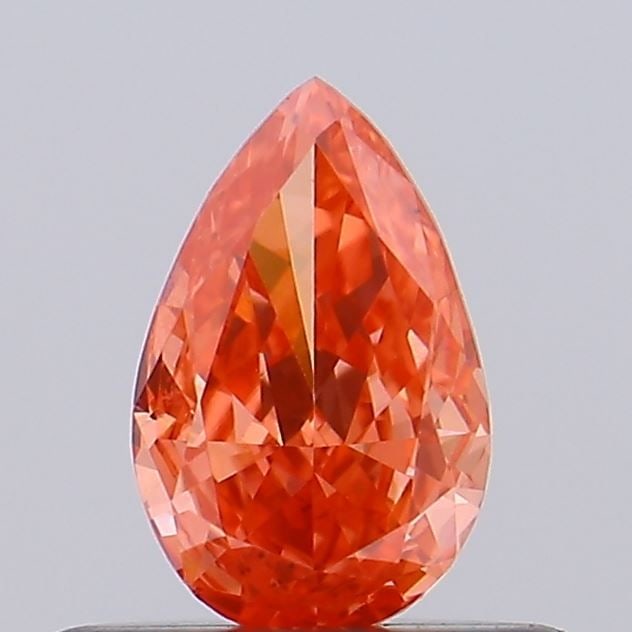 Loose Diamond - PEAR 0.43ct Fancy Vivid Red VS1: Loose Diamond - PEAR 0.43ct Fancy Vivid Red VS1 Source: This is a real non-mined Diamond that has been grown in a lab Shape: PEAR Carats: 0.43 Color: Fancy Vivid Red Certification: NONE Video: