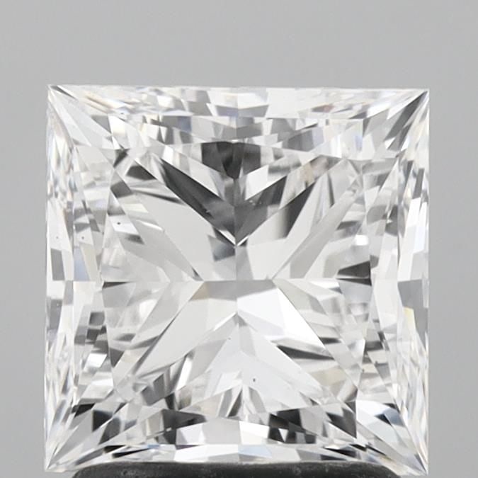 Loose Diamond - PRINCESS 2.02ct E VS1: Loose Diamond - PRINCESS 2.02ct E VS1 Source: This is a real non-mined Diamond that has been grown in a lab Shape: PRINCESS Carats: 2.02 Color: E Clarity: VS1 Certification: IGI Video: