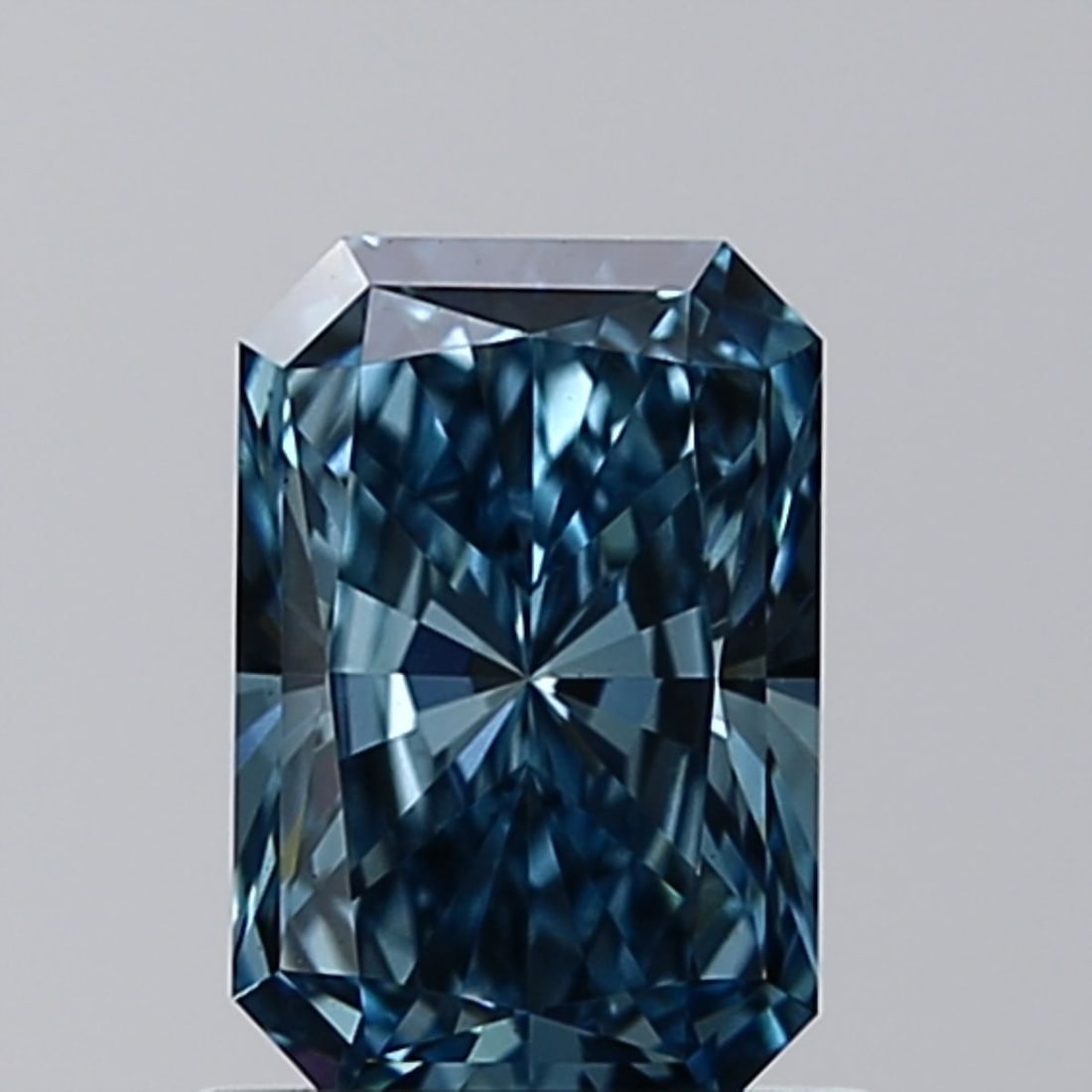 Loose Diamond - RADIANT 0.9ct Fancy Vivid Blue VS1 (1 of 1)