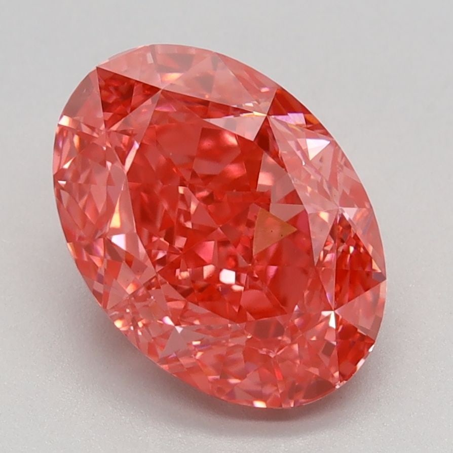Loose Diamond - OVAL 2.73ct Fancy Vivid Pink VS1: Loose Diamond - OVAL 2.73ct Fancy Vivid Pink VS1 Source: This is a real non-mined Diamond that has been grown in a lab Shape: OVAL Carats: 2.73 Color: Fancy Vivid Pink Certification: IGI Video: