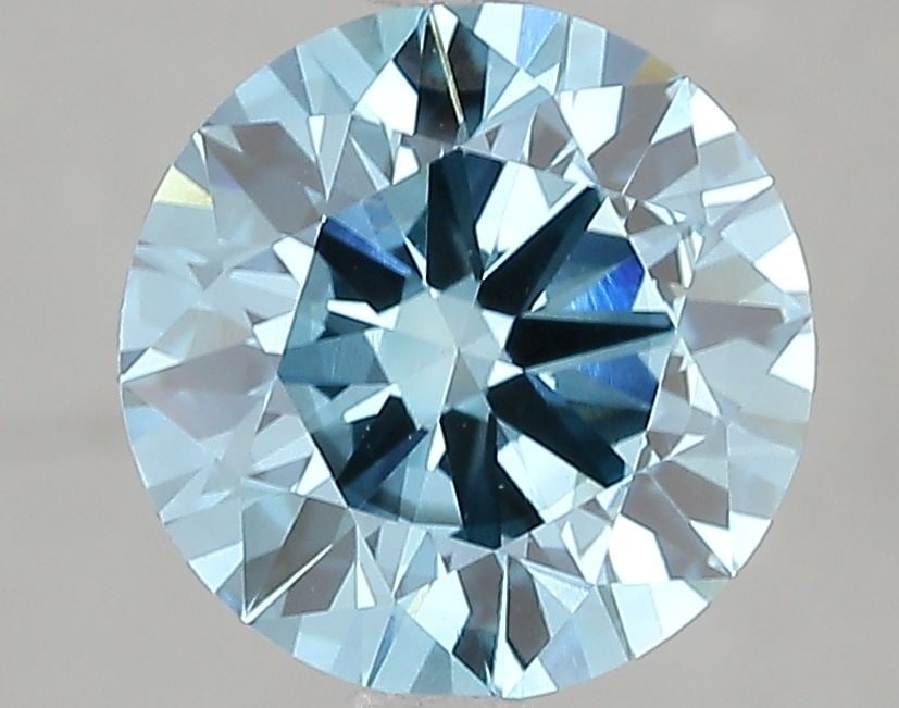 Ideal Loose Diamond - ROUND 2.54ct Fancy Vivid Blue SI1 (1 of 1)