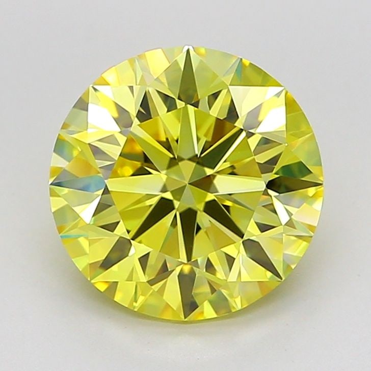 Loose Diamond - ROUND 2.76ct Fancy Intense Yellow VVS2 (1 of 1)