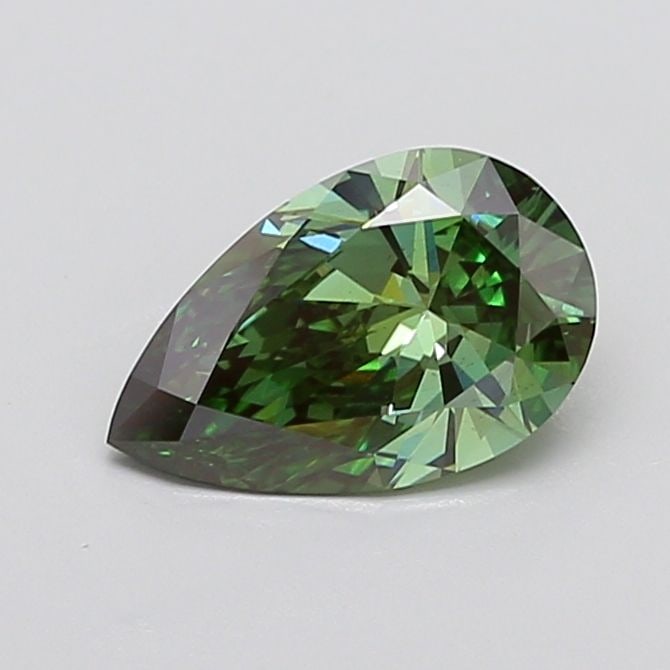 Loose Diamond - PEAR 2.04ct Fancy Vivid Green VS2: Loose Diamond - PEAR 2.04ct Fancy Vivid Green VS2 Source: This is a real non-mined Diamond that has been grown in a lab Shape: PEAR Carats: 2.04 Color: Fancy Vivid Green Certification: IGI Video: