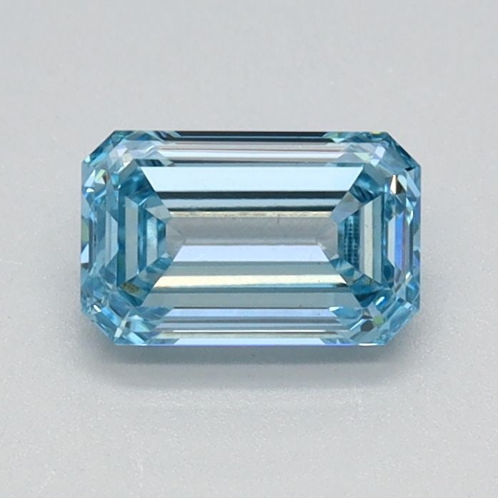 Loose Diamond - EMERALD 0.6ct Fancy Intense Blue VVS2 (1 of 1)