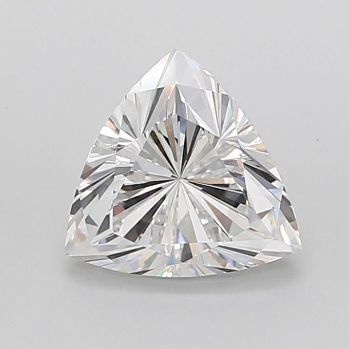 Loose Diamond - TRIANGULAR 2.3ct E VVS2: Loose Diamond - TRIANGULAR 2.3ct E VVS2 Source: This is a real non-mined Diamond that has been grown in a lab Shape: TRIANGULAR Carats: 2.3 Color: E Clarity: VVS2 Certification: IGI Video: