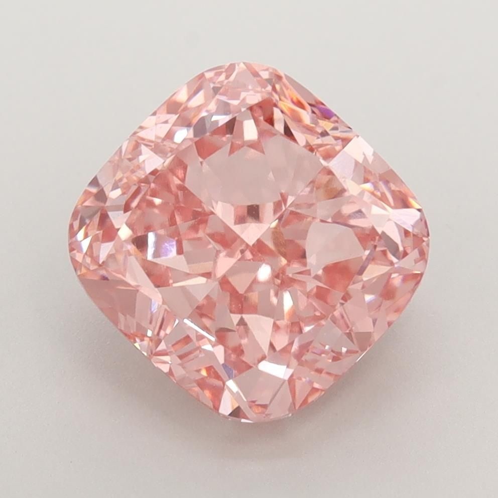 Loose Diamond - CUSHION MODIFIED 4.21ct Fancy Vivid Pink VVS2: Loose Diamond - CUSHION MODIFIED 4.21ct Fancy Vivid Pink VVS2 Source: This is a real non-mined Diamond that has been grown in a lab Shape: CUSHION MODIFIED Carats: 4.21 Color: Fancy Vivid Pink