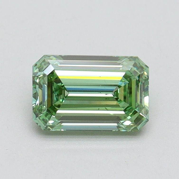 Loose Diamond - EMERALD 0.8ct Fancy Vivid Green VS2: Loose Diamond - EMERALD 0.8ct Fancy Vivid Green VS2 Source: This is a real non-mined Diamond that has been grown in a lab Shape: EMERALD Carats: 0.8 Color: Fancy Vivid Green Certification: IGI Video:
