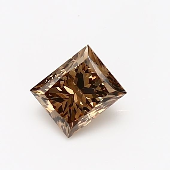 Loose Diamond - PRINCESS 0.63ct Fancy Dark Yellowish Brown SI2 (1 of 1)