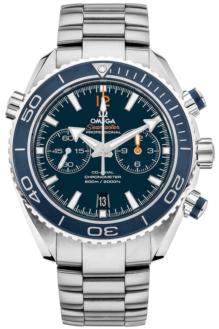 Titanium Omega Seamaster Ref 232.90.46.51.03.001 Blue Dial 45mm With Card (1 of 5)