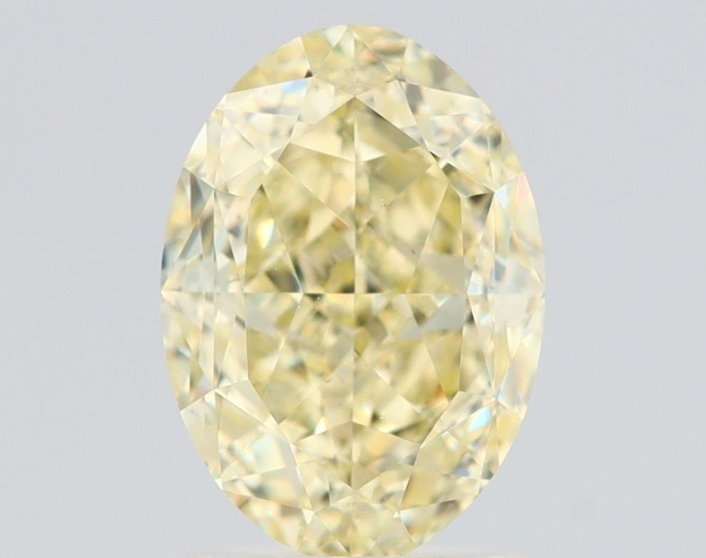 Loose Diamond - OVAL 2.16ct Fancy Light Yellow VS1: Loose Diamond - OVAL 2.16ct Fancy Light Yellow VS1 Source: Natural Shape: OVAL Carats: 2.16 Color: Fancy Light Yellow Certification: GIA Video: