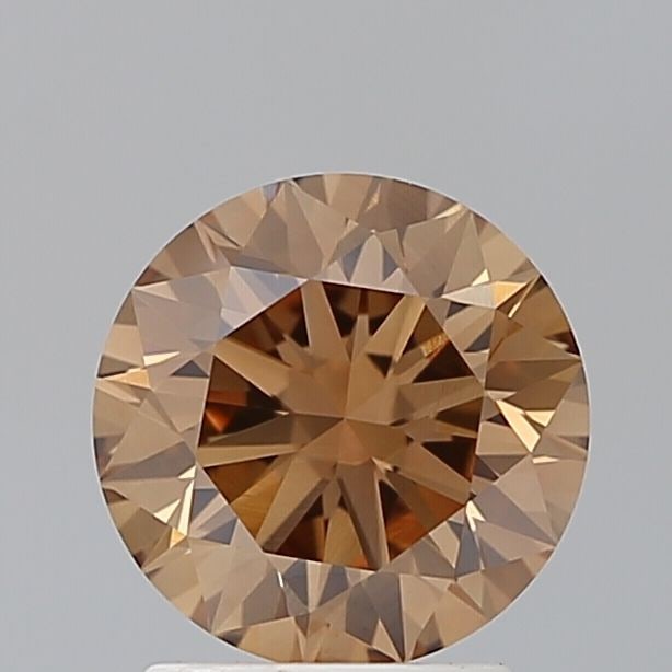 Loose Diamond - ROUND 2.04ct Fancy Dark Orange Brown VVS2: Loose Diamond - ROUND 2.04ct Fancy Dark Orange Brown VVS2 Source: Natural Shape: ROUND Carats: 2.04 Color: Fancy Dark Orange Brown Certification: GIA Video: