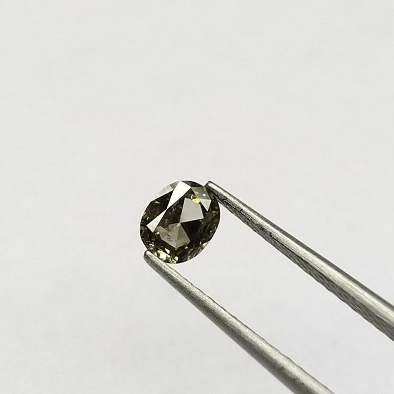 Loose Diamond - OVAL 0.28ct Fancy Salt and Pepper I3 (1 of 1)