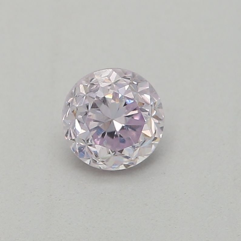 Loose Diamond - ROUND 0.21ct Fancy Light Purplish Pink SI1: Loose Diamond - ROUND 0.21ct Fancy Light Purplish Pink SI1 Source: Natural Shape: ROUND Carats: 0.21 Color: Fancy Light Purplish Pink Certification: GIA Video: