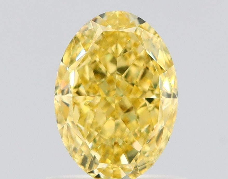 Loose Diamond - OVAL 1.02ct Fancy Intense Yellow VS2: Loose Diamond - OVAL 1.02ct Fancy Intense Yellow VS2 Source: Natural Shape: OVAL Carats: 1.02 Color: Fancy Intense Yellow Certification: GIA Video: