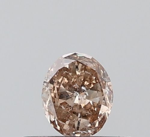 Loose Diamond - OVAL 0.24ct Fancy Light Brown I2: Loose Diamond - OVAL 0.24ct Fancy Light Brown I2 Source: Natural Shape: OVAL Carats: 0.24 Color: Fancy Light Brown Certification: NONE Video:
