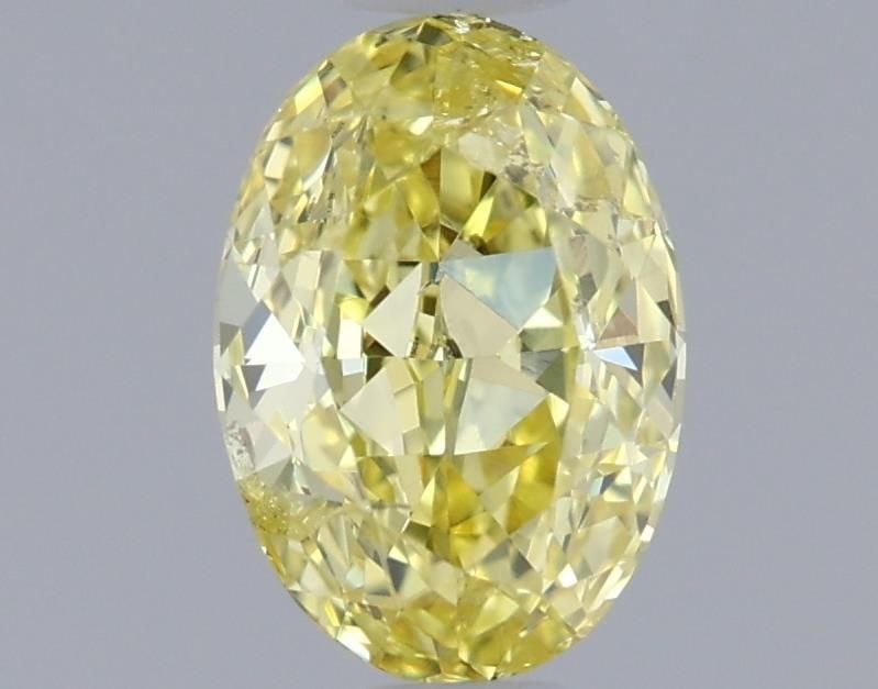 Loose Diamond - OVAL 0.56ct Fancy Intense Yellow I1: Loose Diamond - OVAL 0.56ct Fancy Intense Yellow I1 Source: Natural Shape: OVAL Carats: 0.56 Color: Fancy Intense Yellow Certification: GIA Video: