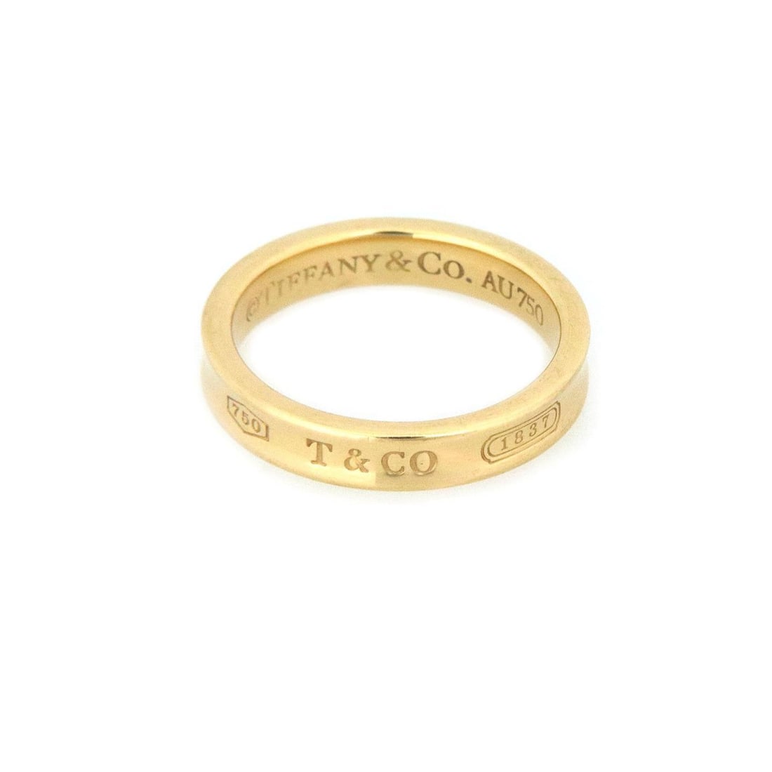 Tiffany & Co. 1837 Collection 18k Yellow Gold Semi-Concave Band Ring (1 of 4)