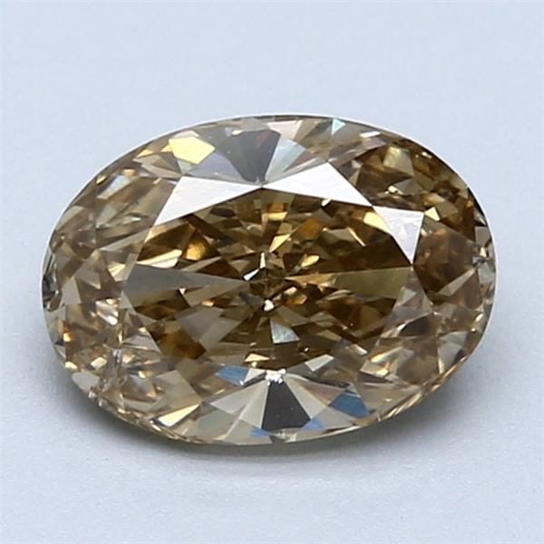Loose Diamond - OVAL 1.76ct Fancy Brown Yellow: Loose Diamond - OVAL 1.76ct Fancy Brown Yellow Source: Natural Shape: OVAL Carats: 1.76 Color: Fancy Brown Yellow Certification: GIA Video: