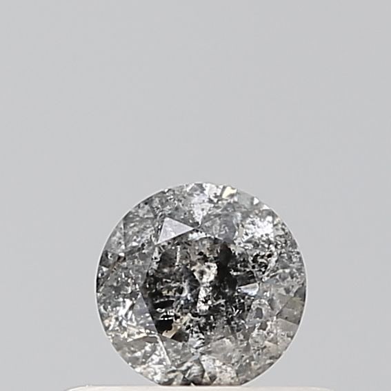 Loose Diamond - ROUND 0.33ct Salt and Pepper VVS2: Loose Diamond - ROUND 0.33ct Salt and Pepper VVS2 Source: Natural Shape: ROUND Carats: 0.33 Color: Salt and Pepper Certification: NONE Video: