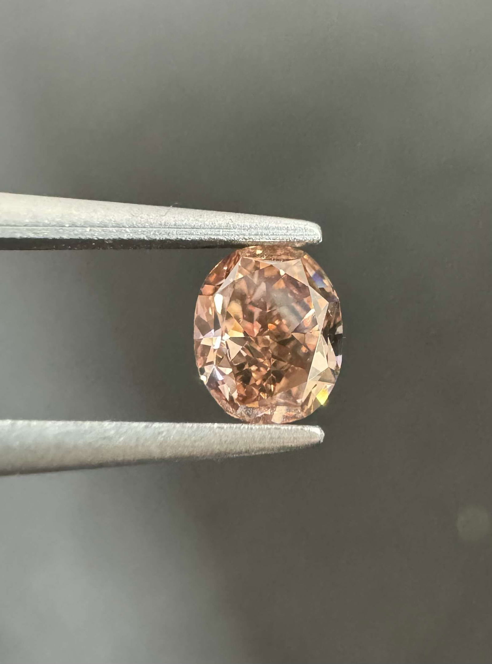 Loose Diamond - OVAL 0.38ct Fancy Deep Brown Pink VS2 (1 of 1)