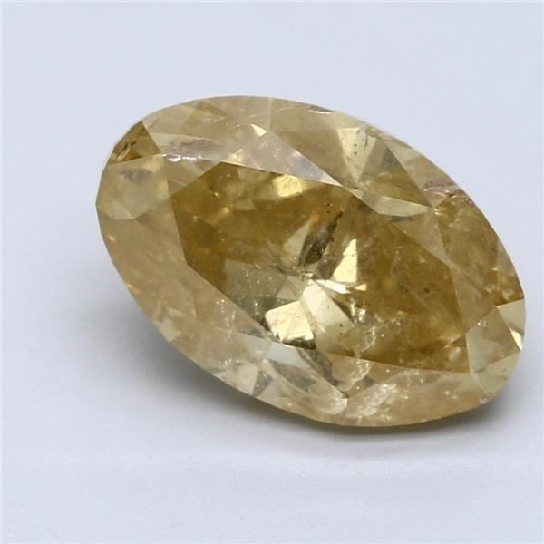 Loose Diamond - OVAL 6.05ct Fancy Brownish Orangey Yellow (1 of 1)
