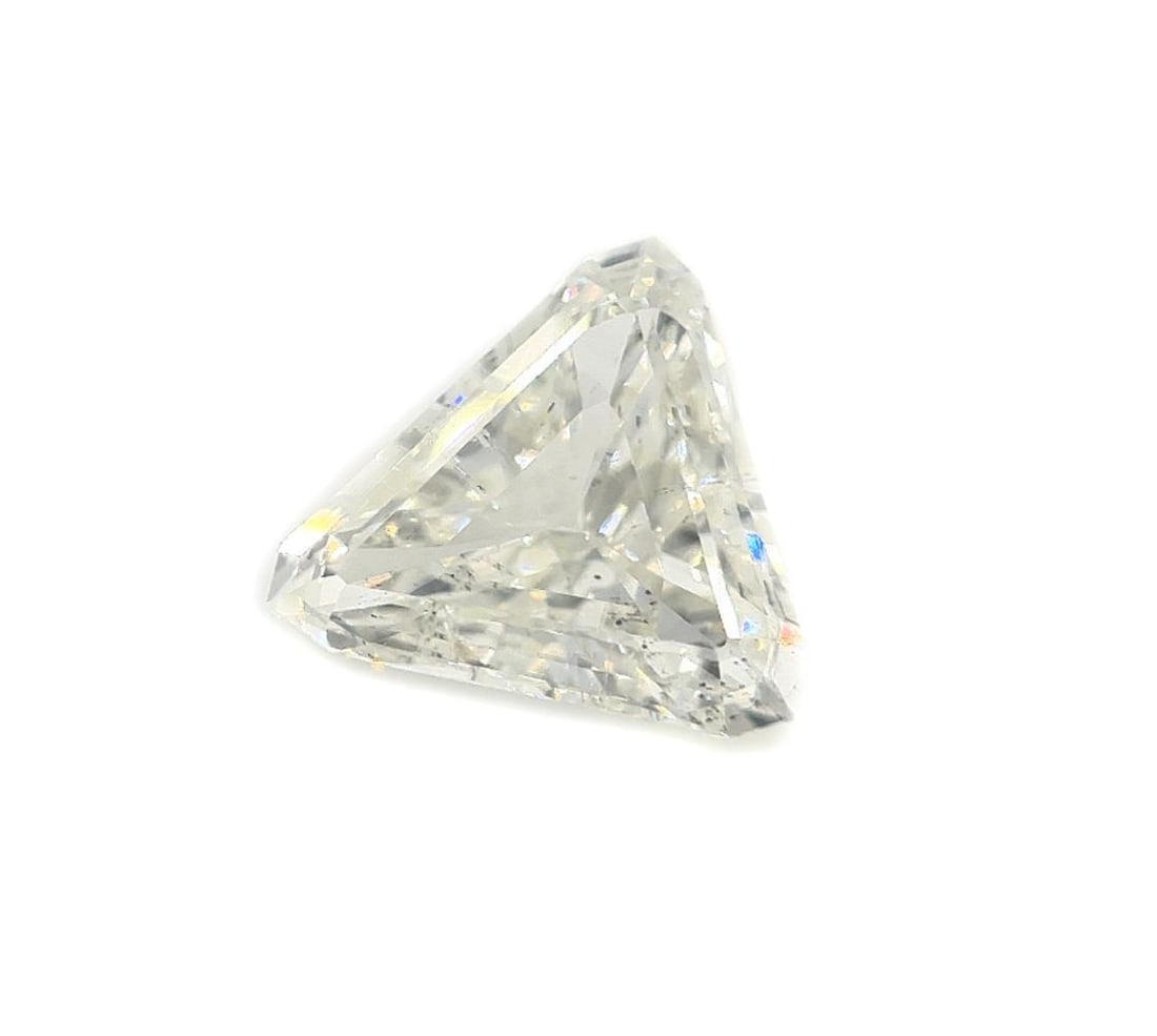Genuine 2.43 Carat Trillion Cut Natural Solitaire Diamond (1 of 3)