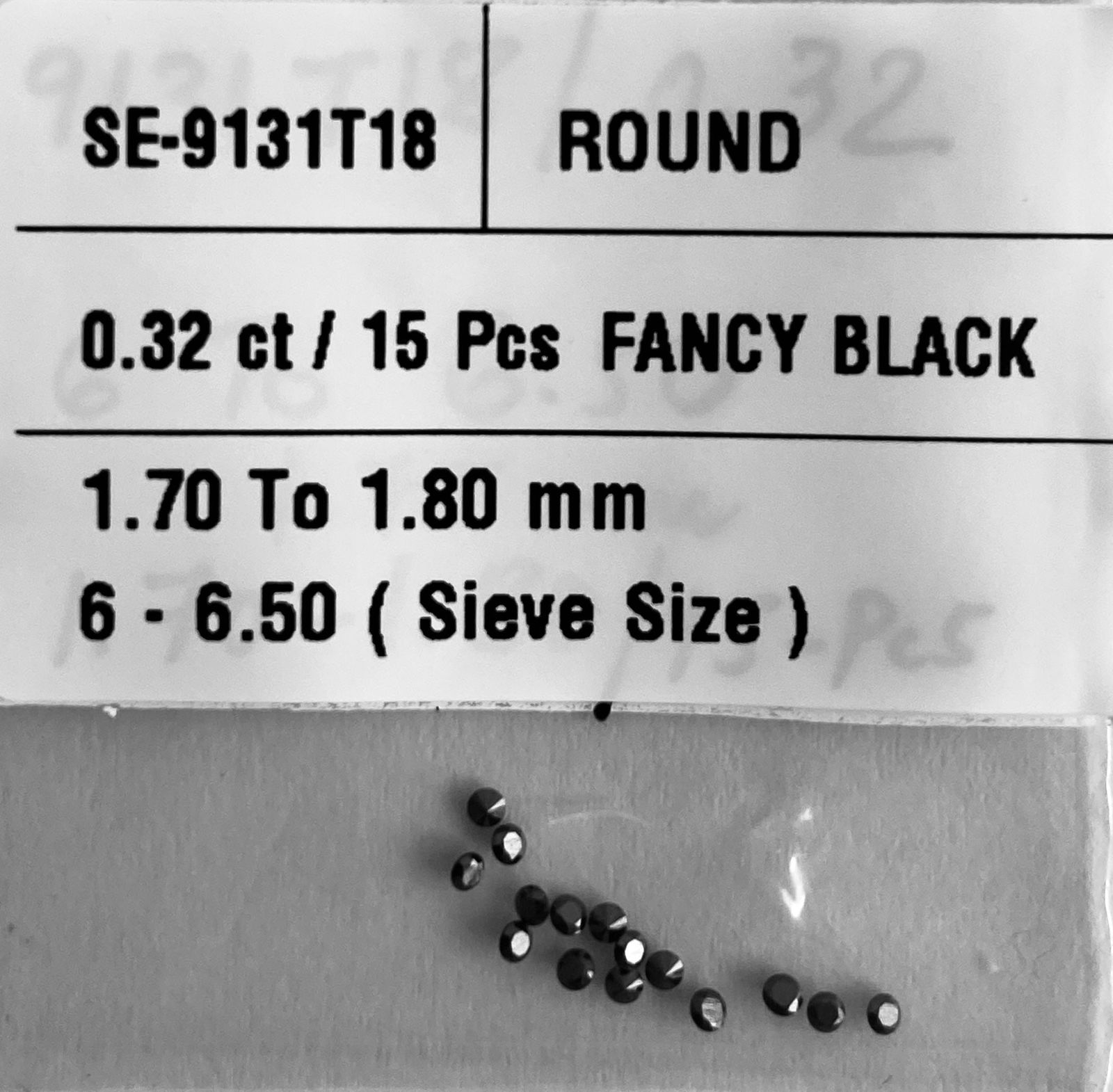 Loose Diamond - ROUND 0.32ct Fancy Black VVS2 (1 of 1)
