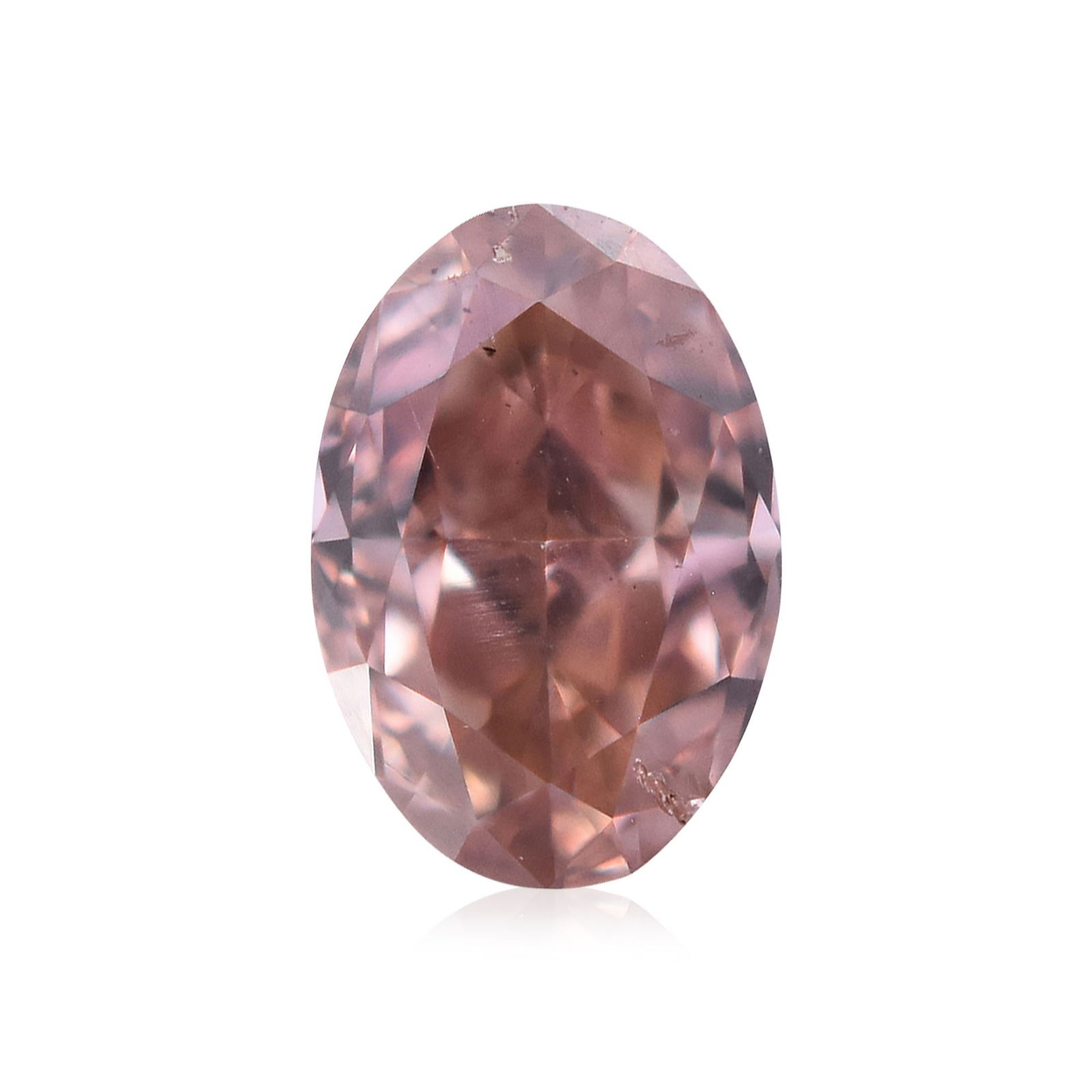 Loose Diamond - OVAL 0.18ct Fancy Orangey Pink SI2: Loose Diamond - OVAL 0.18ct Fancy Orangey Pink SI2 Source: Natural Shape: OVAL Carats: 0.18 Color: Fancy Orangey Pink Certification: GIA Video:
