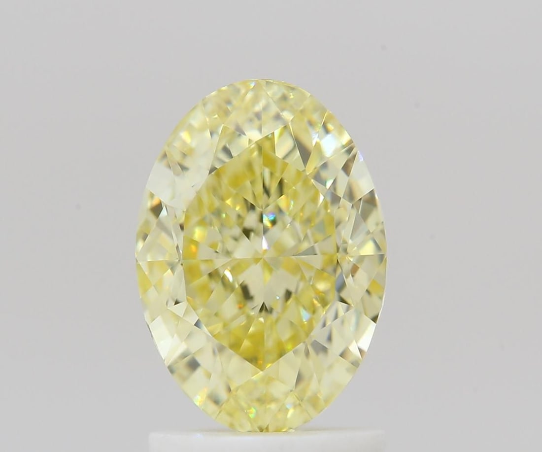 Loose Diamond - OVAL 2.0ct Fancy Yellow VVS2: Loose Diamond - OVAL 2.0ct Fancy Yellow VVS2 Source: Natural Shape: OVAL Carats: 2.0 Color: Fancy Yellow Certification: GIA Video: