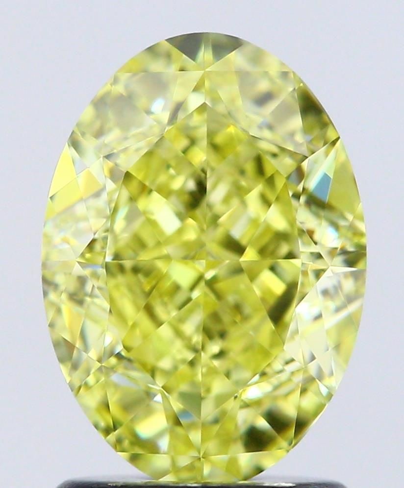 Loose Diamond - OVAL 2.01ct Fancy Intense Yellow VVS1: Loose Diamond - OVAL 2.01ct Fancy Intense Yellow VVS1 Source: Natural Shape: OVAL Carats: 2.01 Color: Fancy Intense Yellow Certification: GIA Video: