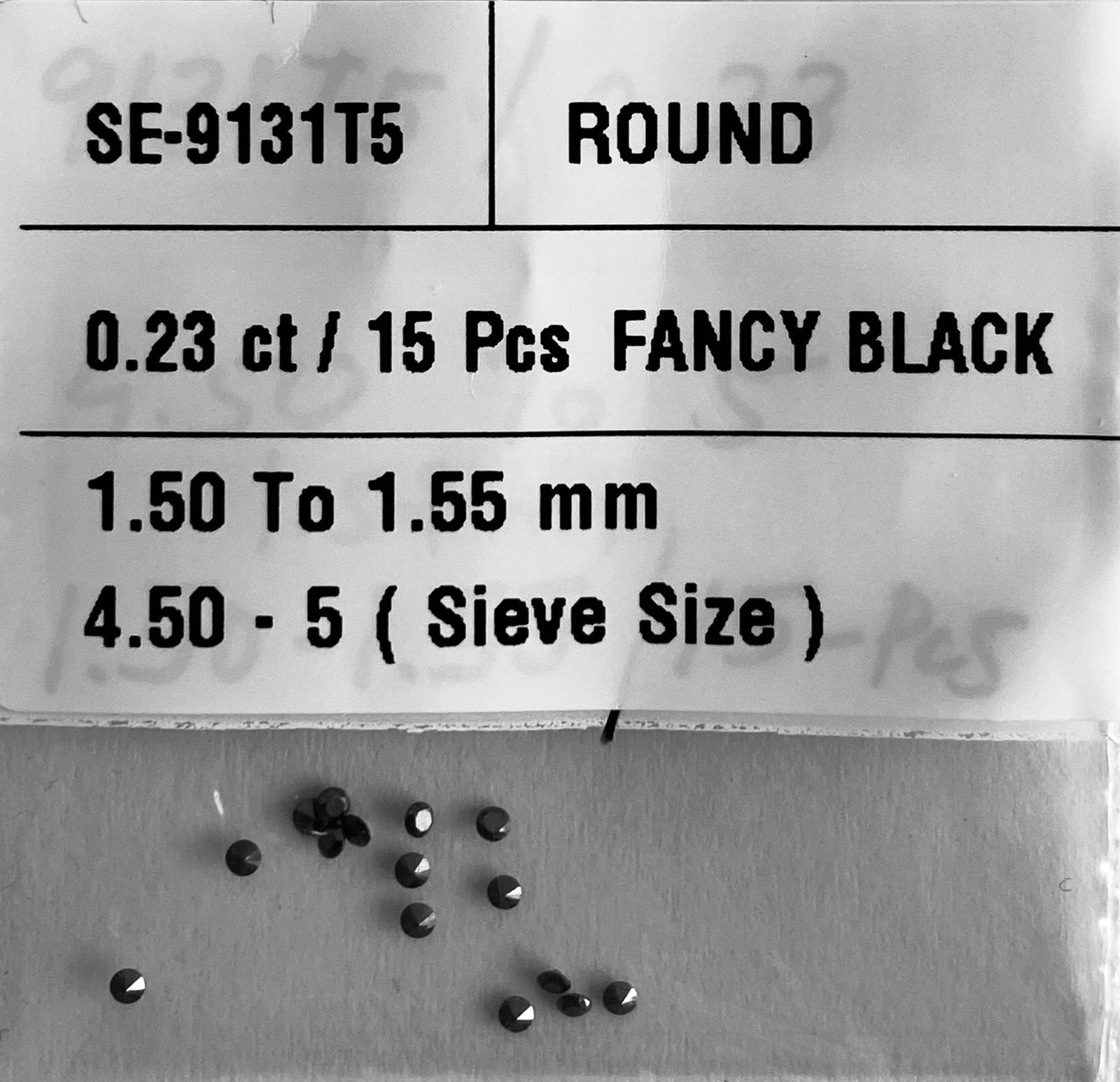 Loose Diamond - ROUND 0.23ct Fancy Black VVS2 (1 of 1)