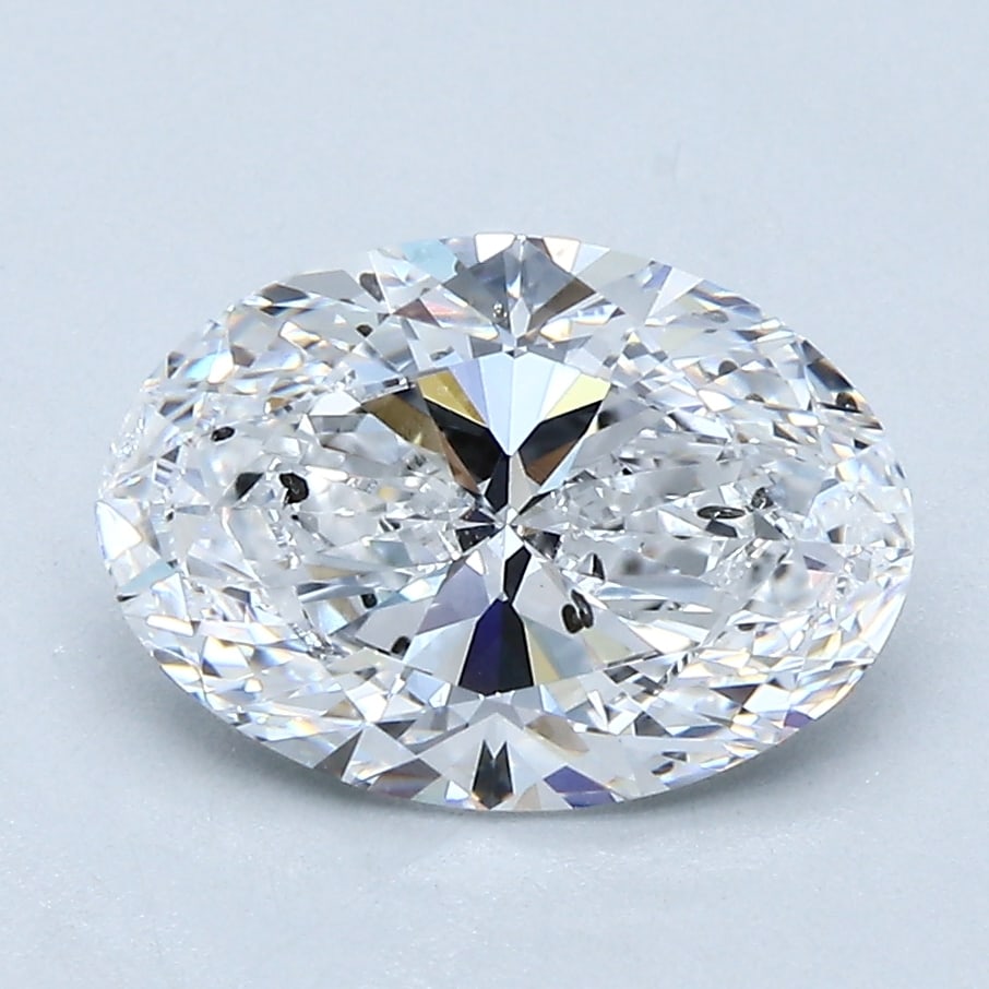 Loose Diamond - OVAL 2.21ct D SI2: Loose Diamond - OVAL 2.21ct D SI2 Source: Natural Mined Diamond Shape: OVAL Carats: 2.21 Color: D Clarity: SI2 Certification: GIA PLEASE NOTE: Framed, Large, or heavy items do not have shipping costs