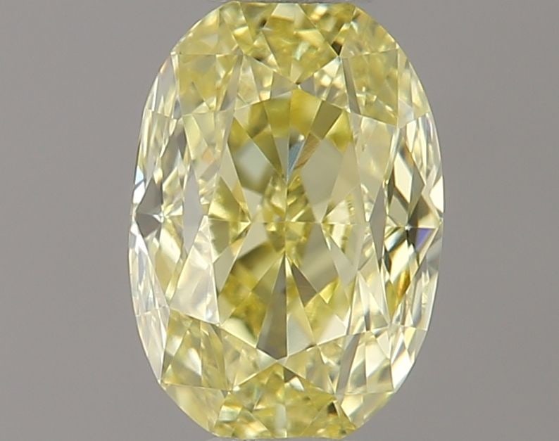 Loose Diamond - OVAL 0.52ct Fancy Intense Yellow VVS1: Loose Diamond - OVAL 0.52ct Fancy Intense Yellow VVS1 Source: Natural Shape: OVAL Carats: 0.52 Color: Fancy Intense Yellow Certification: NONE Video: