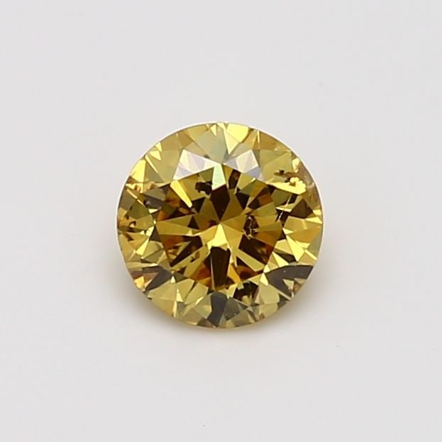 Loose Diamond - ROUND 0.68ct Fancy Vivid Yellow (1 of 1)