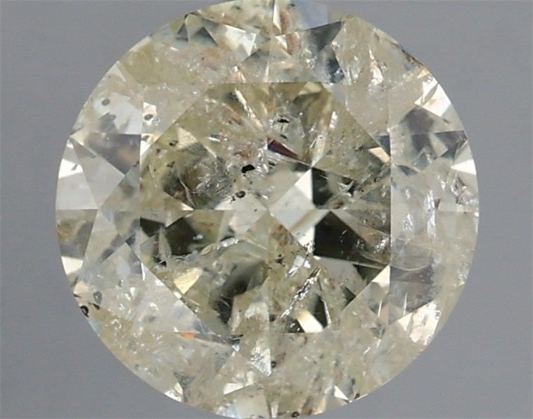 Loose Diamond - ROUND 2.65ct O-P I2: Loose Diamond - ROUND 2.65ct O-P I2 Source: Natural Shape: ROUND Carats: 2.65 Color: O-P Certification: IGI Video: